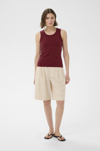 Part Two Bessy Burnt Russet Vest Top