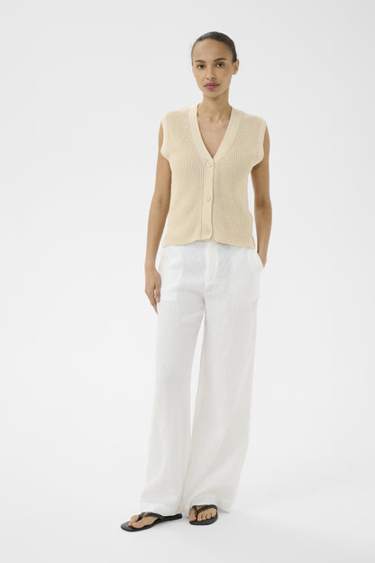 Part Two Batilda French Oak Knit Waistcoat