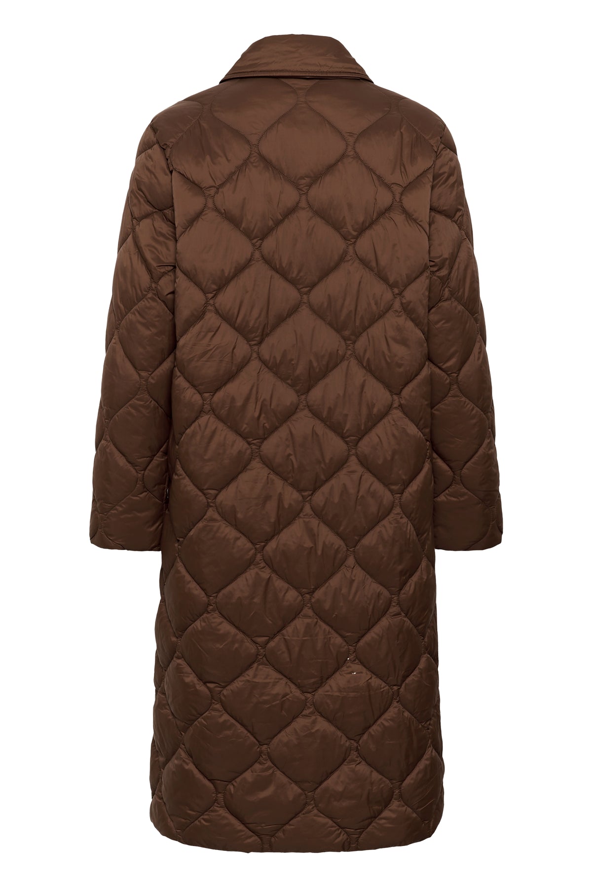 Part Two Carine Downtown Brown Quilted Coat