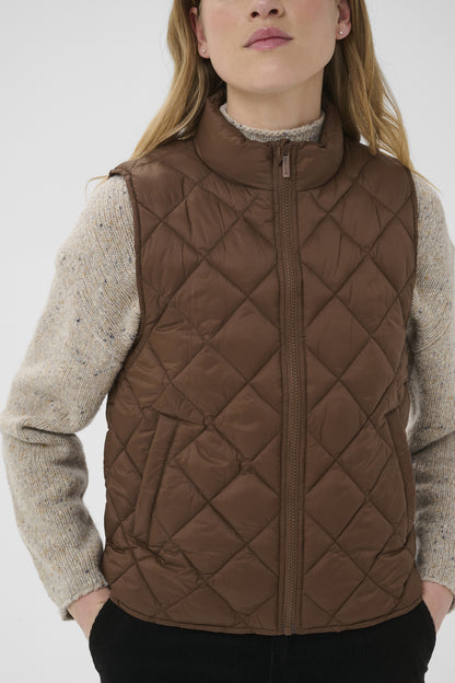 Part Two Carlota Downtown Brown Gilet