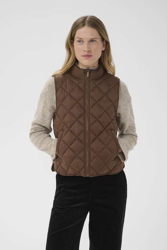 Part Two Carlota Downtown Brown Gilet