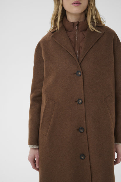 PT Lorelaiana Downtown Brown Melange Coat