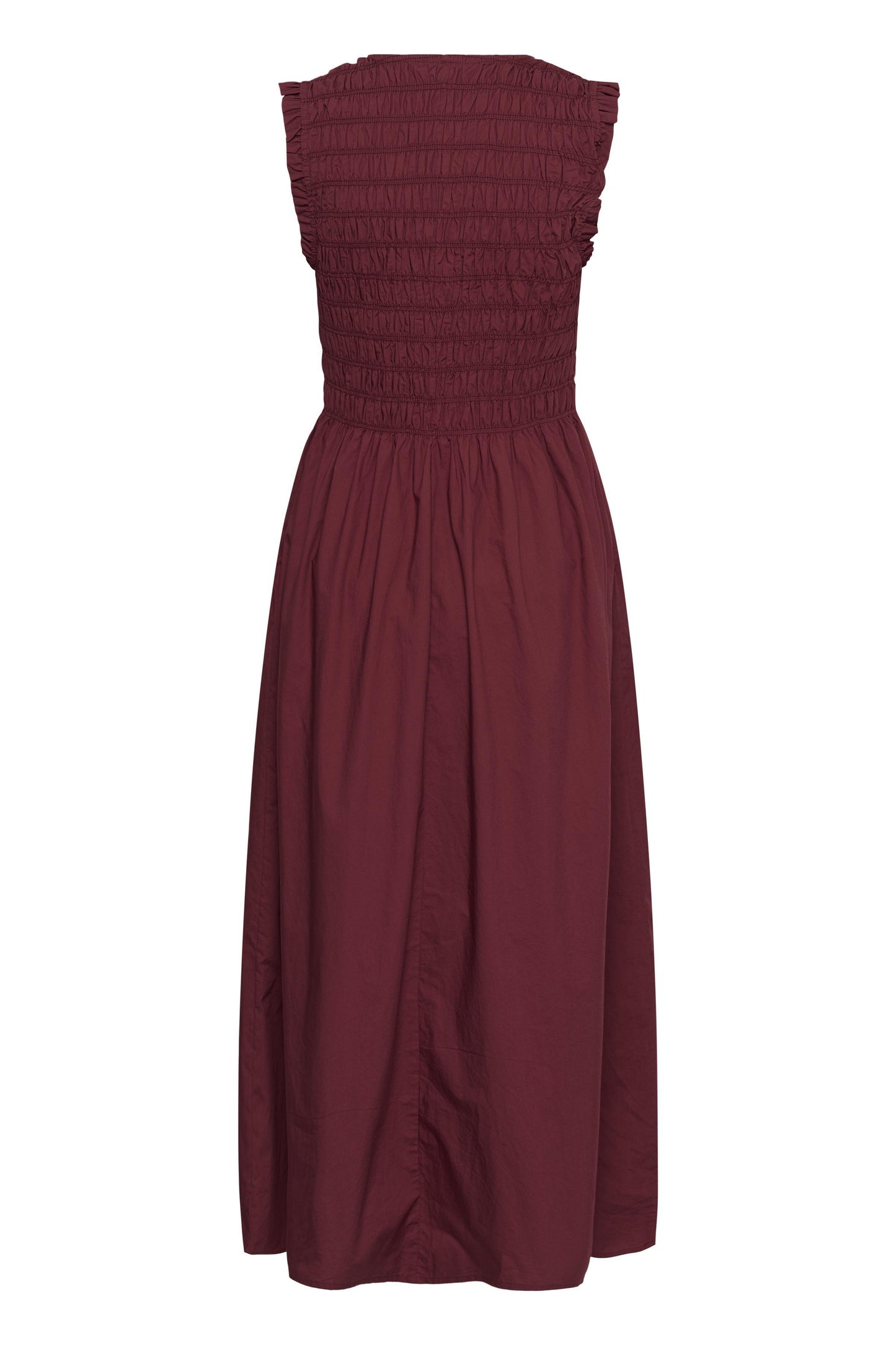 Part Two Borgnette Burnt Russet Dress