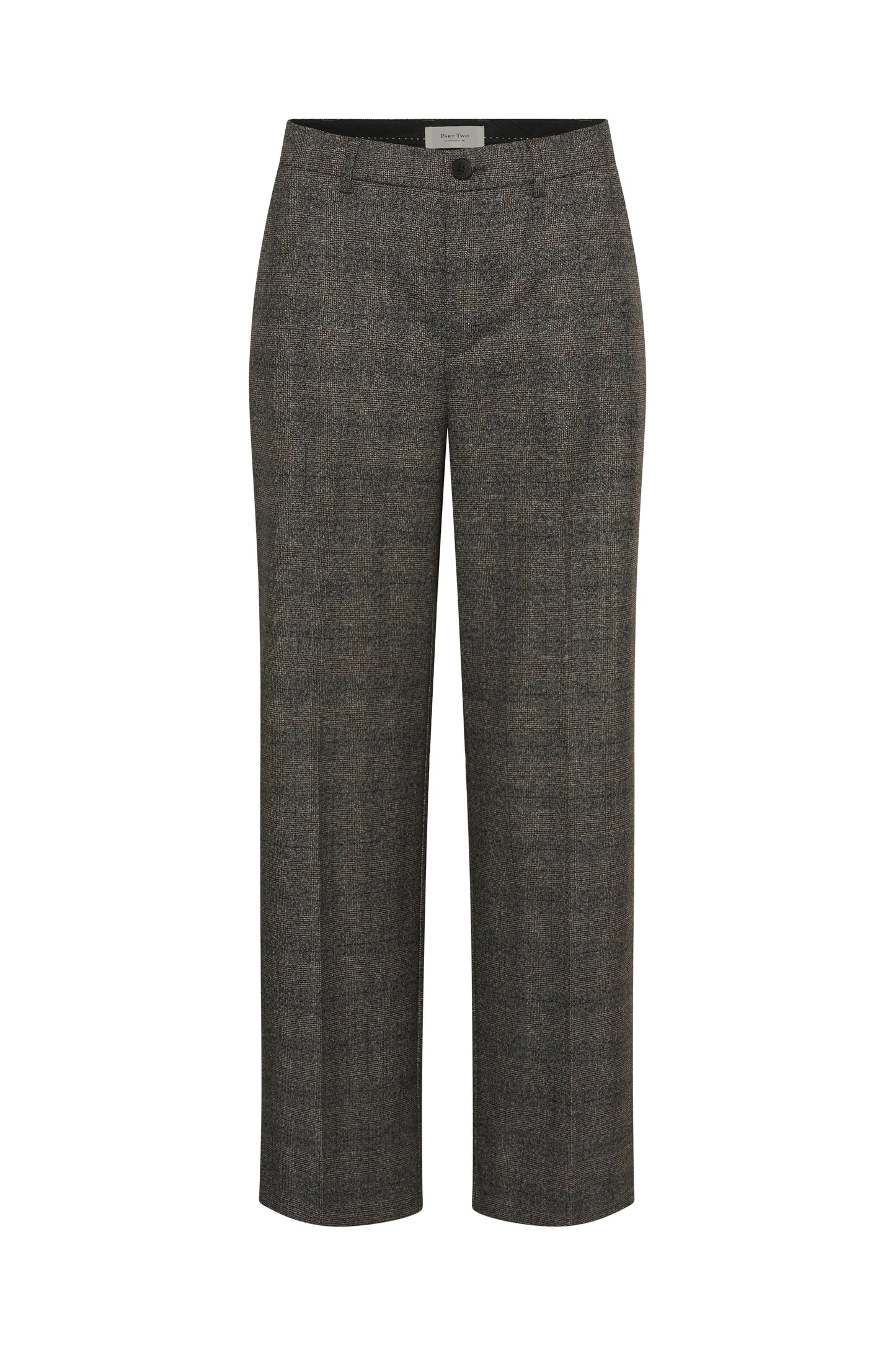 Part Two Ninni Black Check Trouser