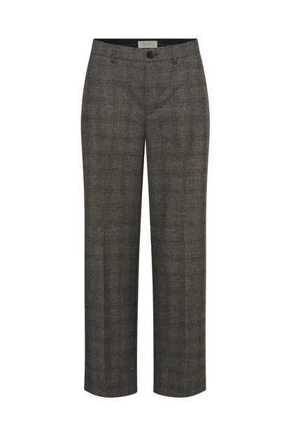 Part Two Ninni Black Check Trouser