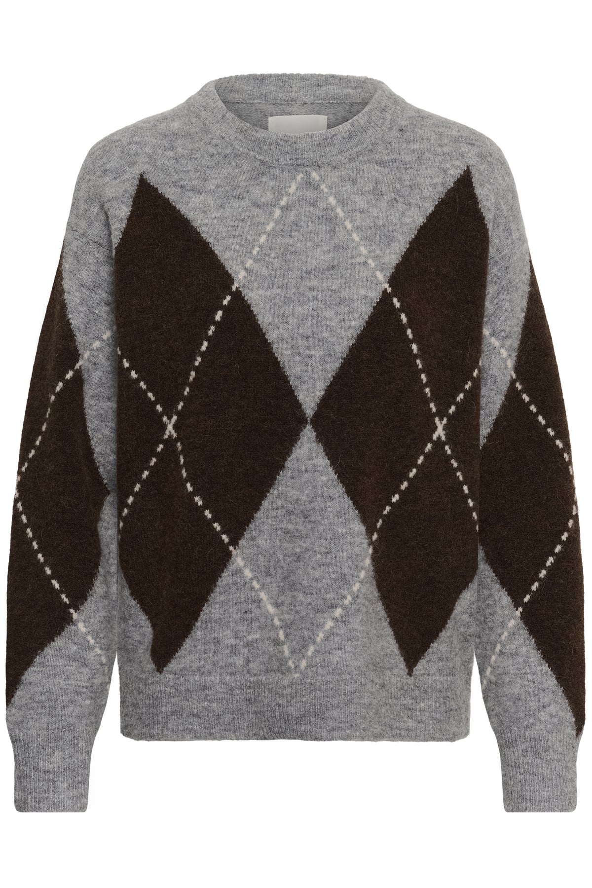Part Two Sorayas Brown/Grey Chec Pullover 30311013