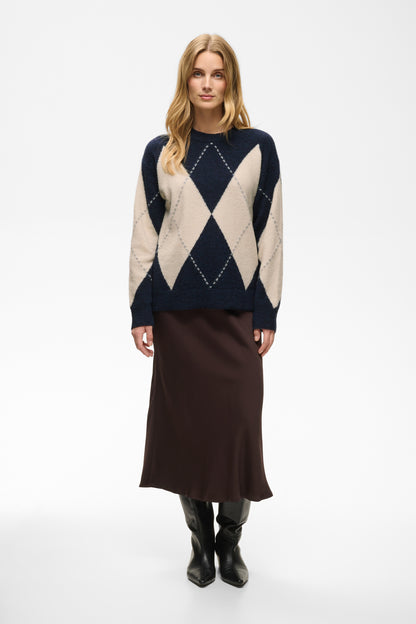 Part Two Sorayas Dark Navy/French Oak Jumper