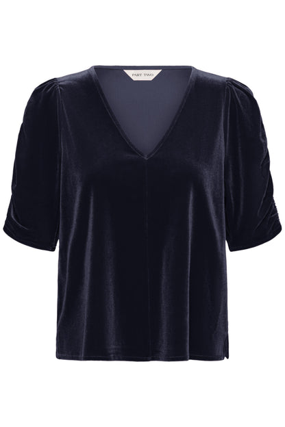 Part Two Valeriia Night Sky Velvet Top