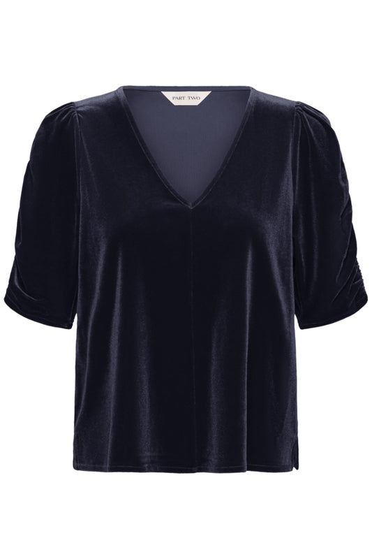 Part Two Valeriia Night Sky Velvet Top