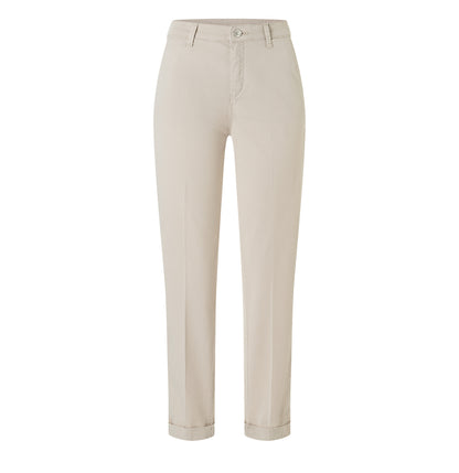 Mac Ivory Chino Turn Up Trouser