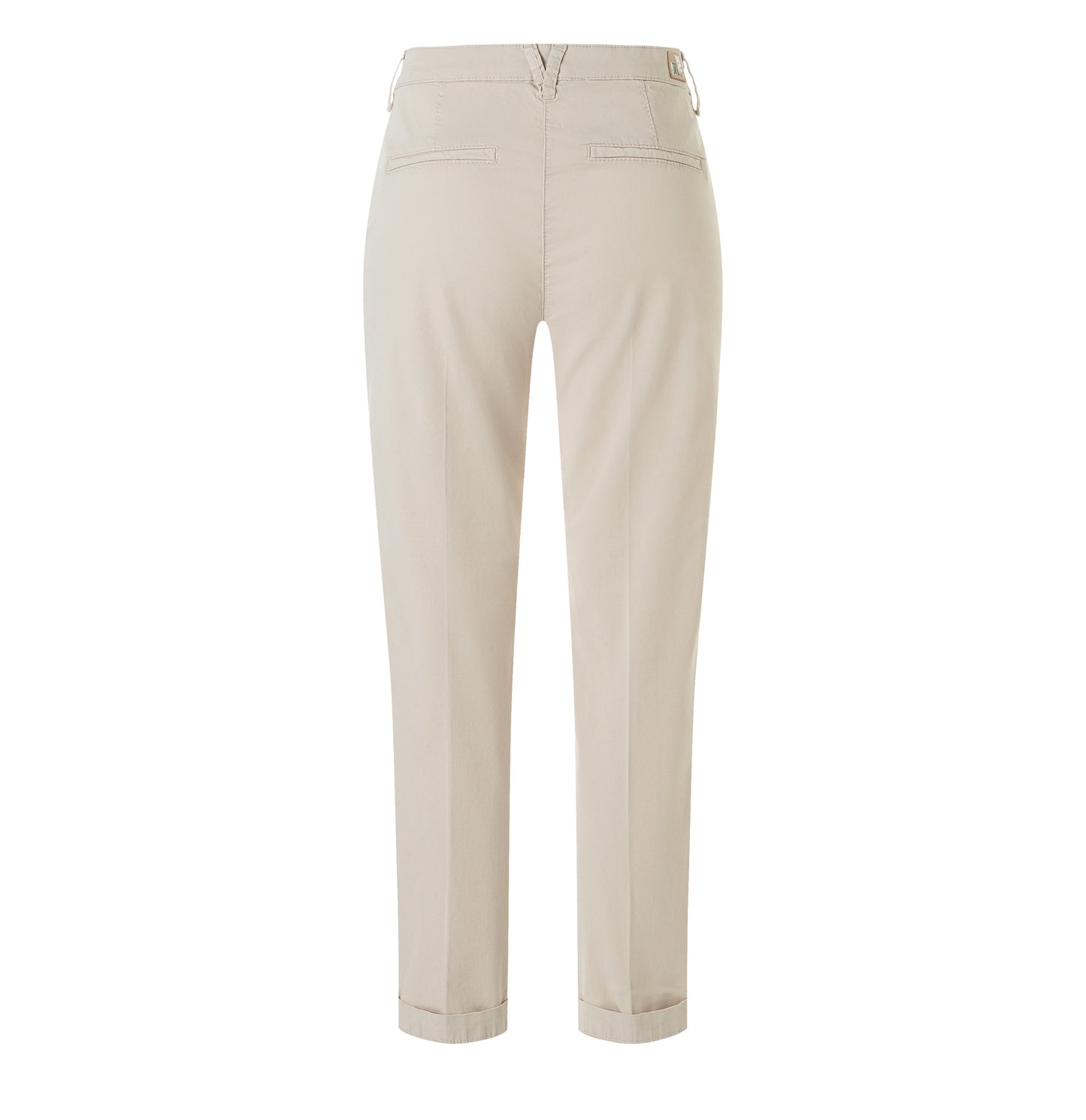 Mac Ivory Chino Turn Up Trouser