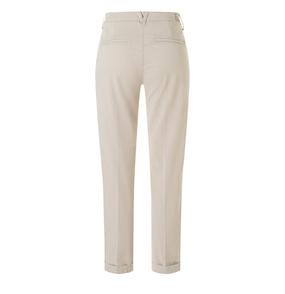 Mac Ivory Chino Turn Up Trouser