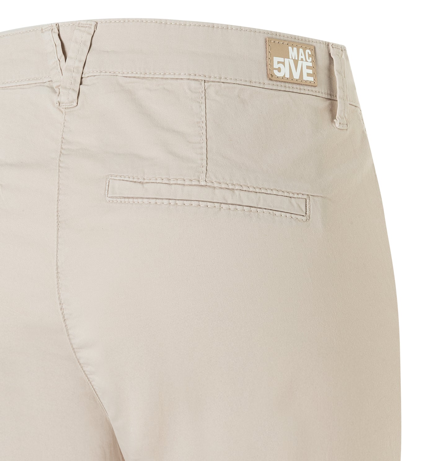 Mac Ivory Chino Turn Up Trouser