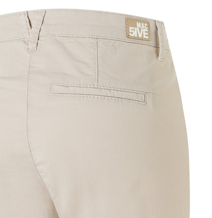 Mac Ivory Chino Turn Up Trouser