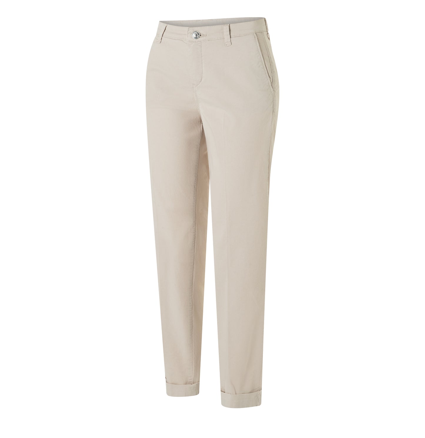 Mac Ivory Chino Turn Up Trouser