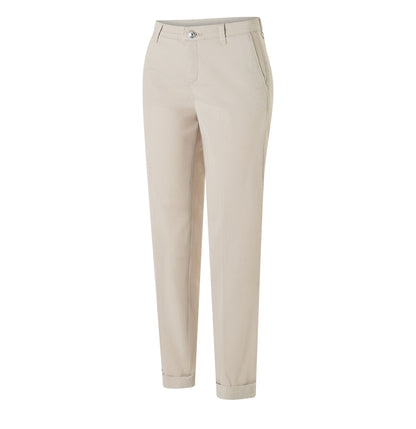 Mac Ivory Chino Turn Up Trouser
