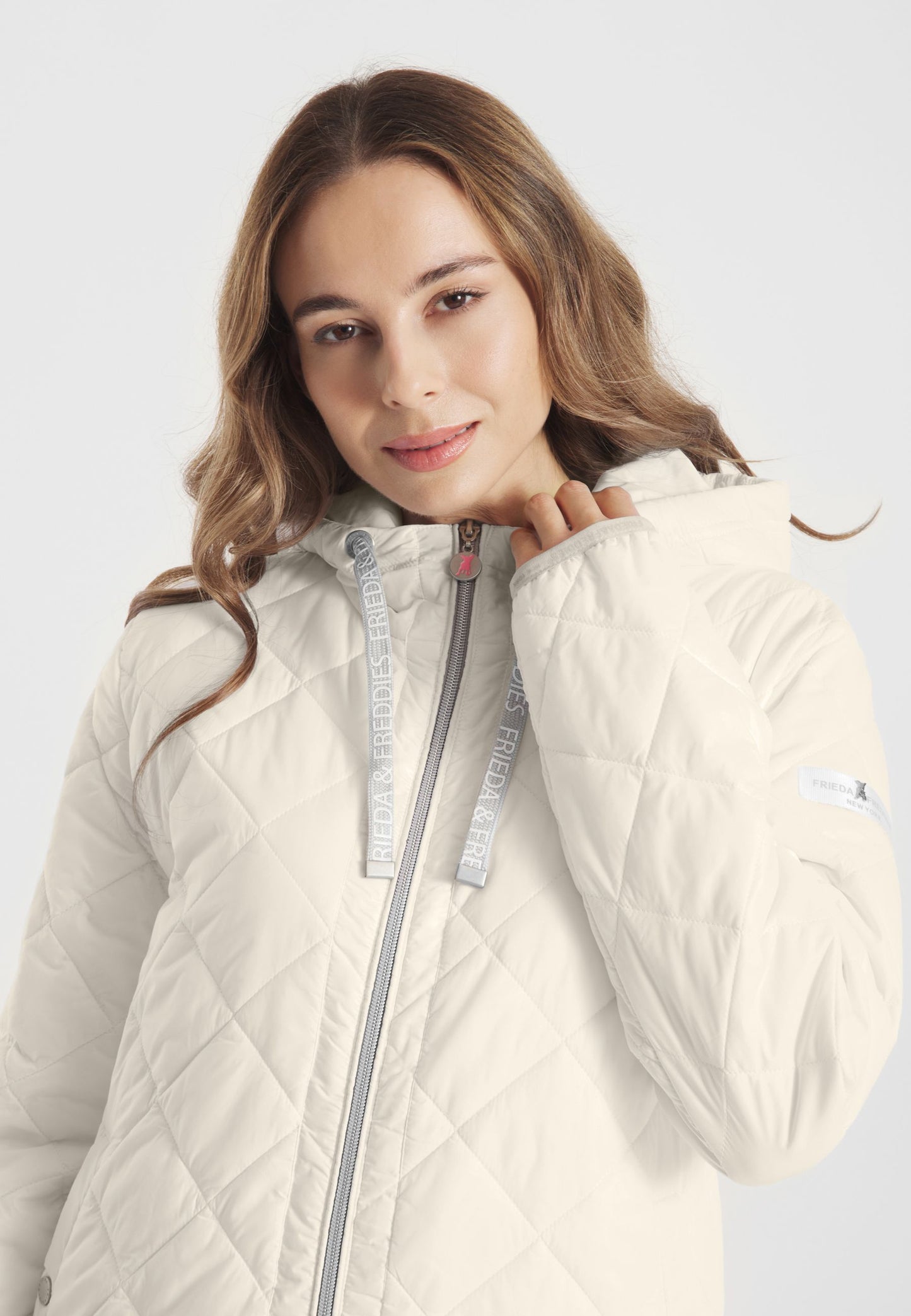 FF Champagne Long Quilted Jacket
