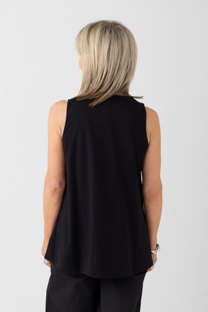 Ozai n Ku Black Sleeveless Top