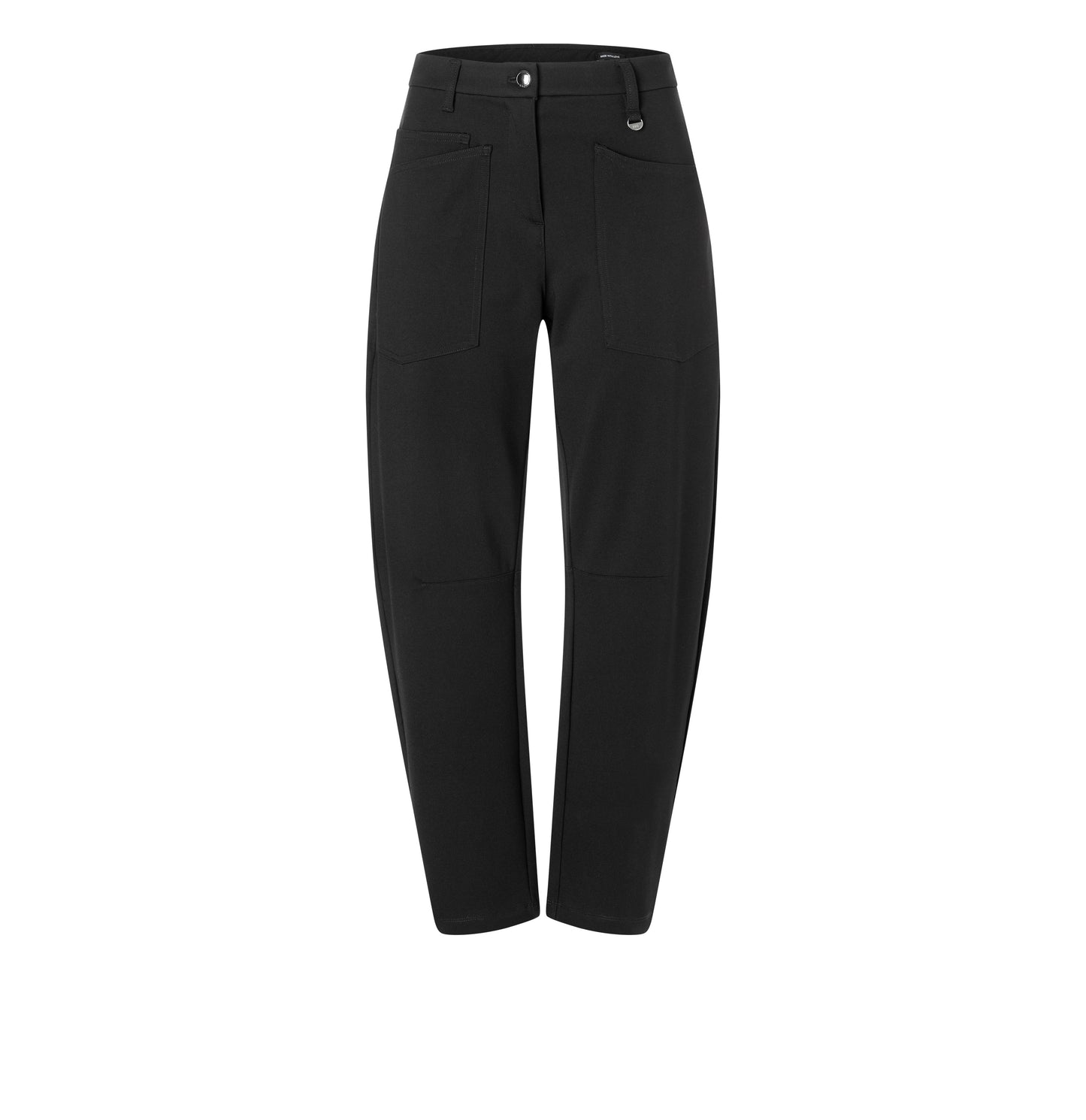Mac Black Baggy Smart Trouser