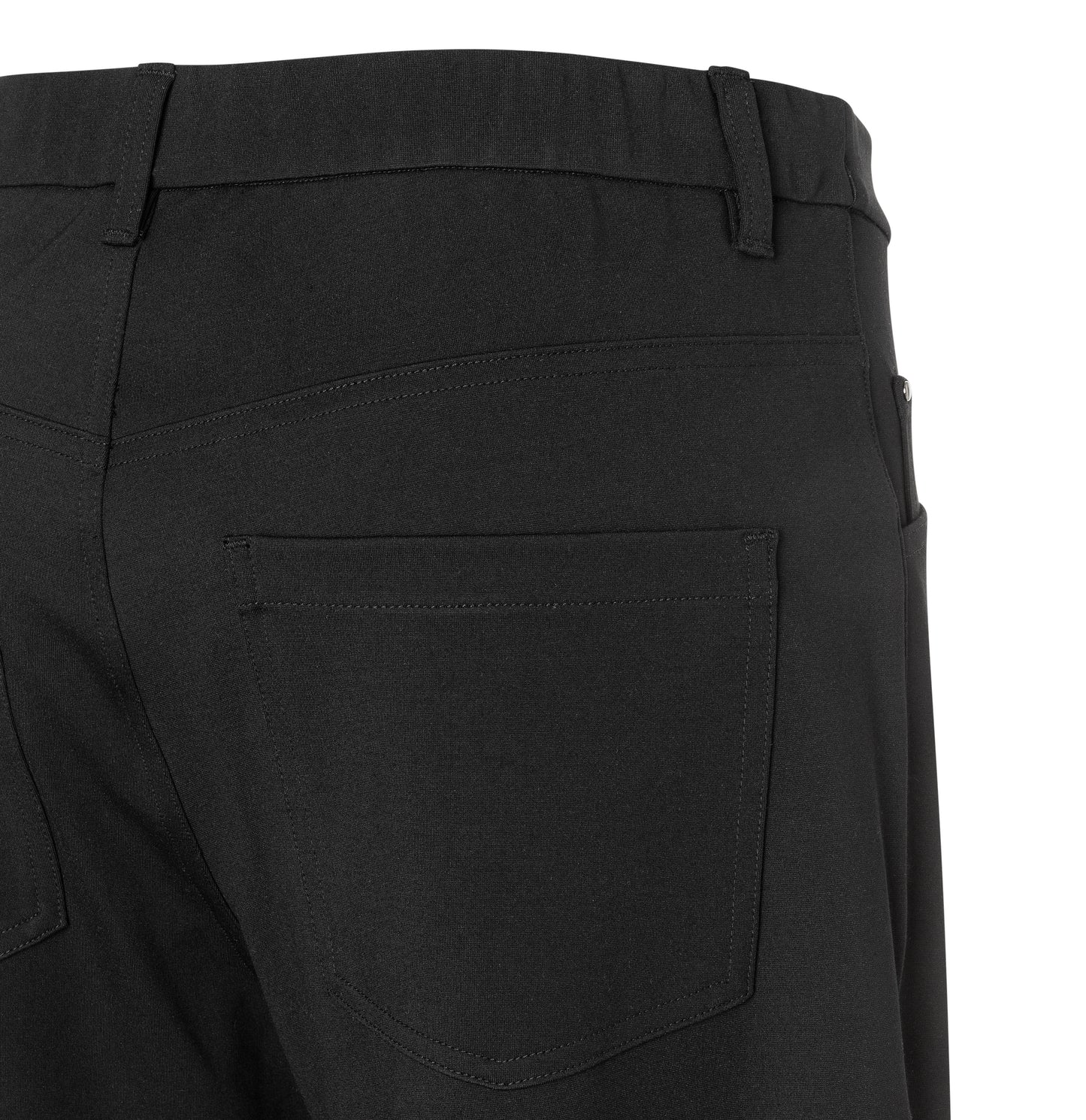 Mac Black Baggy Smart Trouser