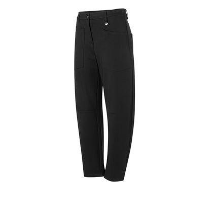 Mac Black Baggy Smart Trouser