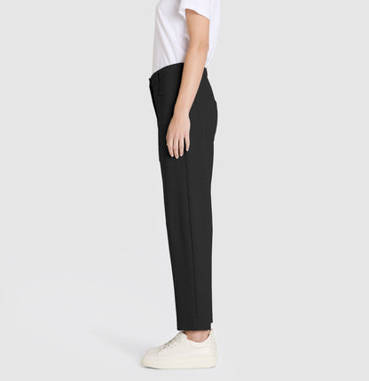 Mac Black Baggy Smart Trouser
