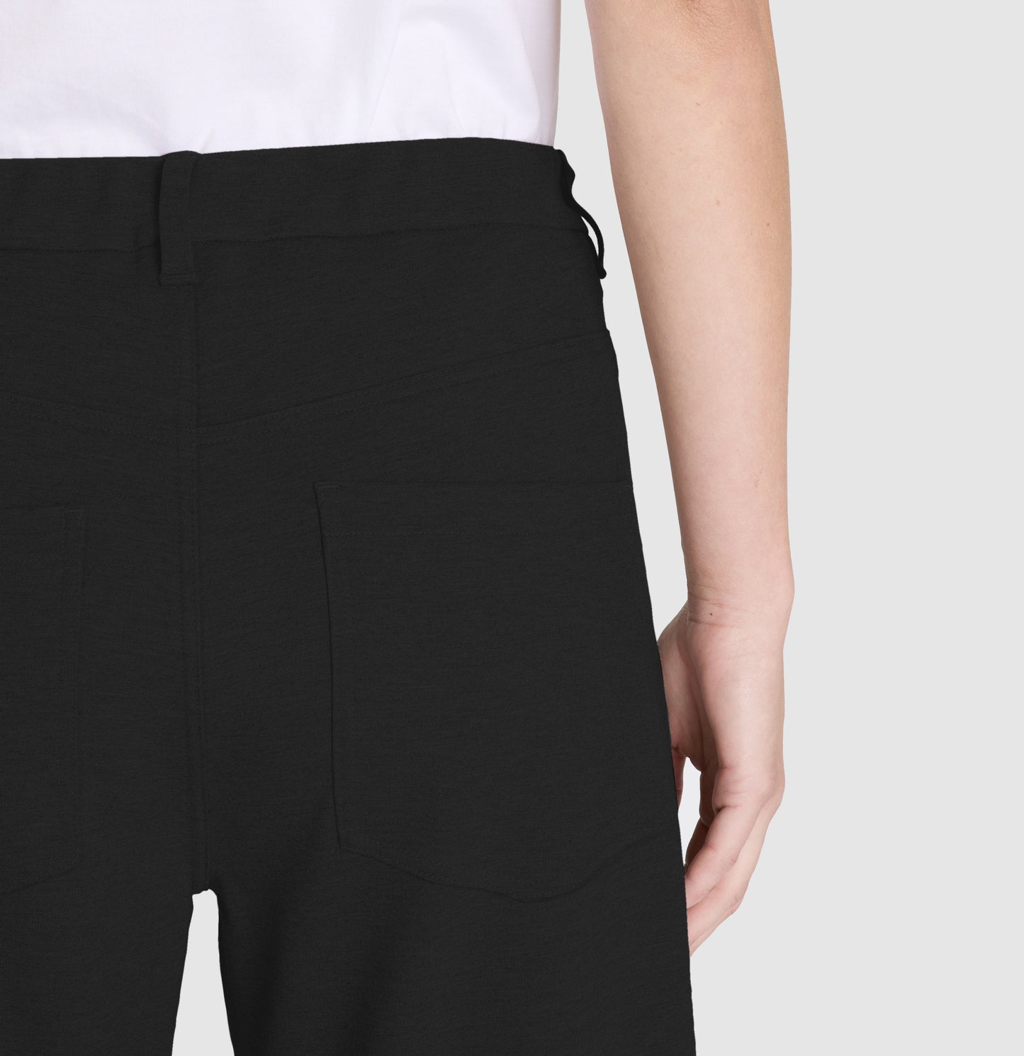 Mac Black Baggy Smart Trouser