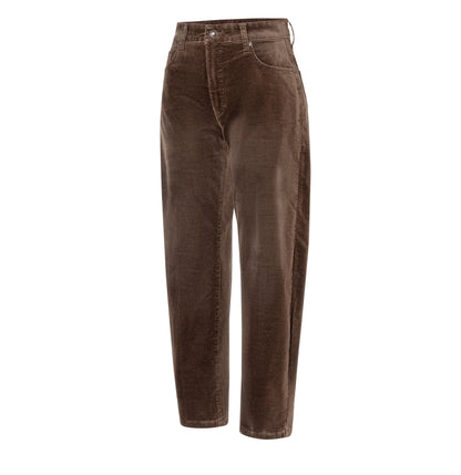 Mac Danni Fawn Brown Barrel Jeans