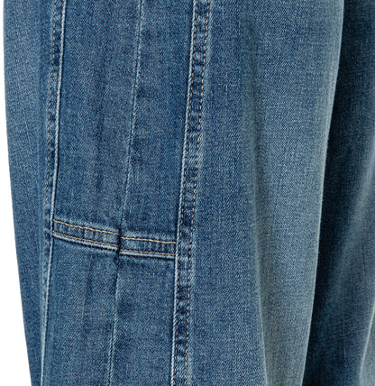 Mac Ohio Mid Blue Barrel Jeans