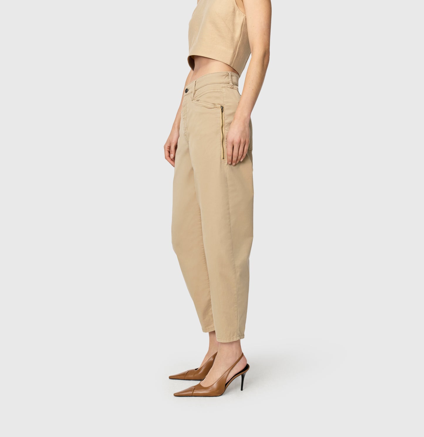 Mac Bora Zip Golden Barrel Trousers