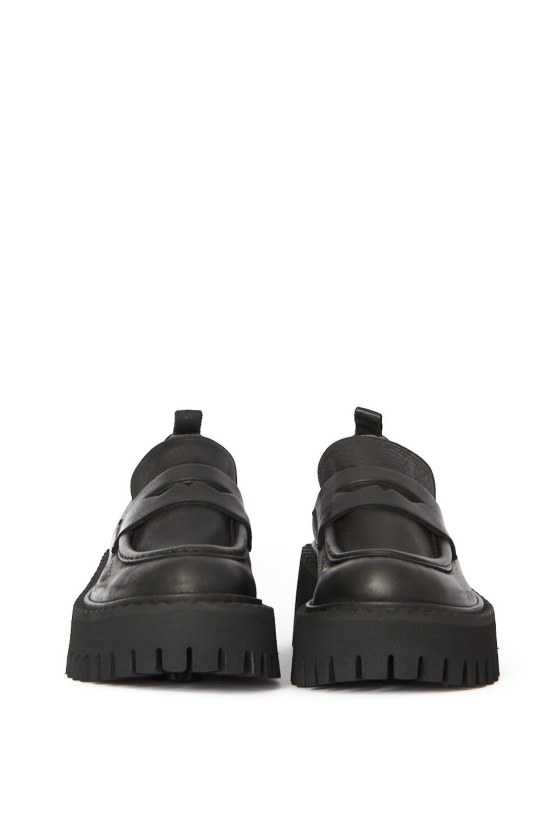 Lofina Black Loafer Shoe