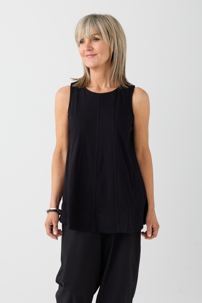 Ozai n Ku Black Sleeveless Top