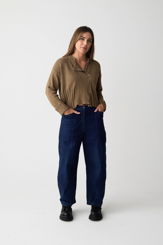 Lurdes Bergada Blue Barrel Jeans
