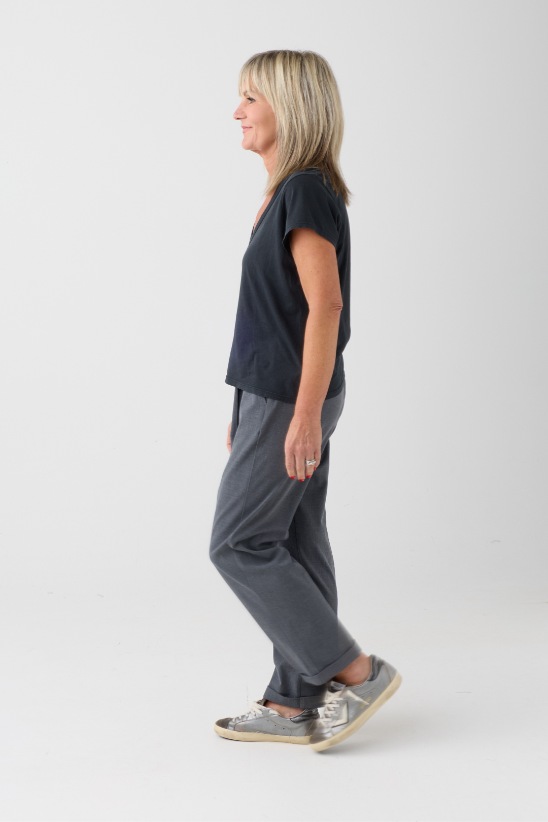 Mac Chino Smart Flannel Melange Trousers