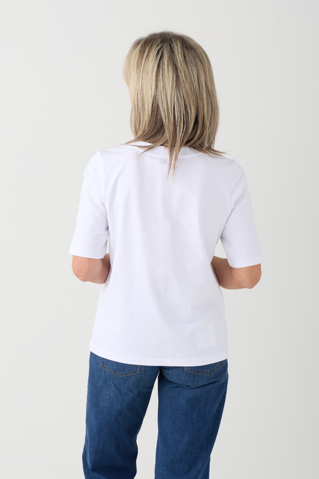 Margittes White/Taupe T-Shirt