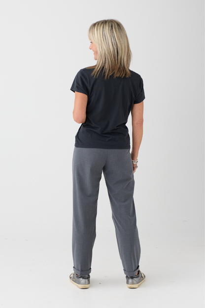 Mac Chino Smart Flannel Melange Trousers