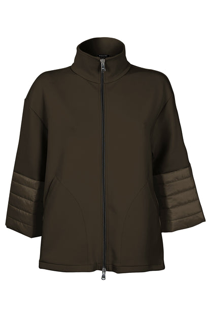 Margittes Brown Zip-Up Jacket