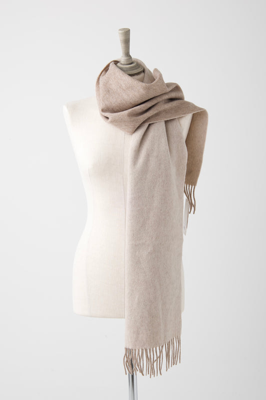 el2 Beige Contrast Scarf