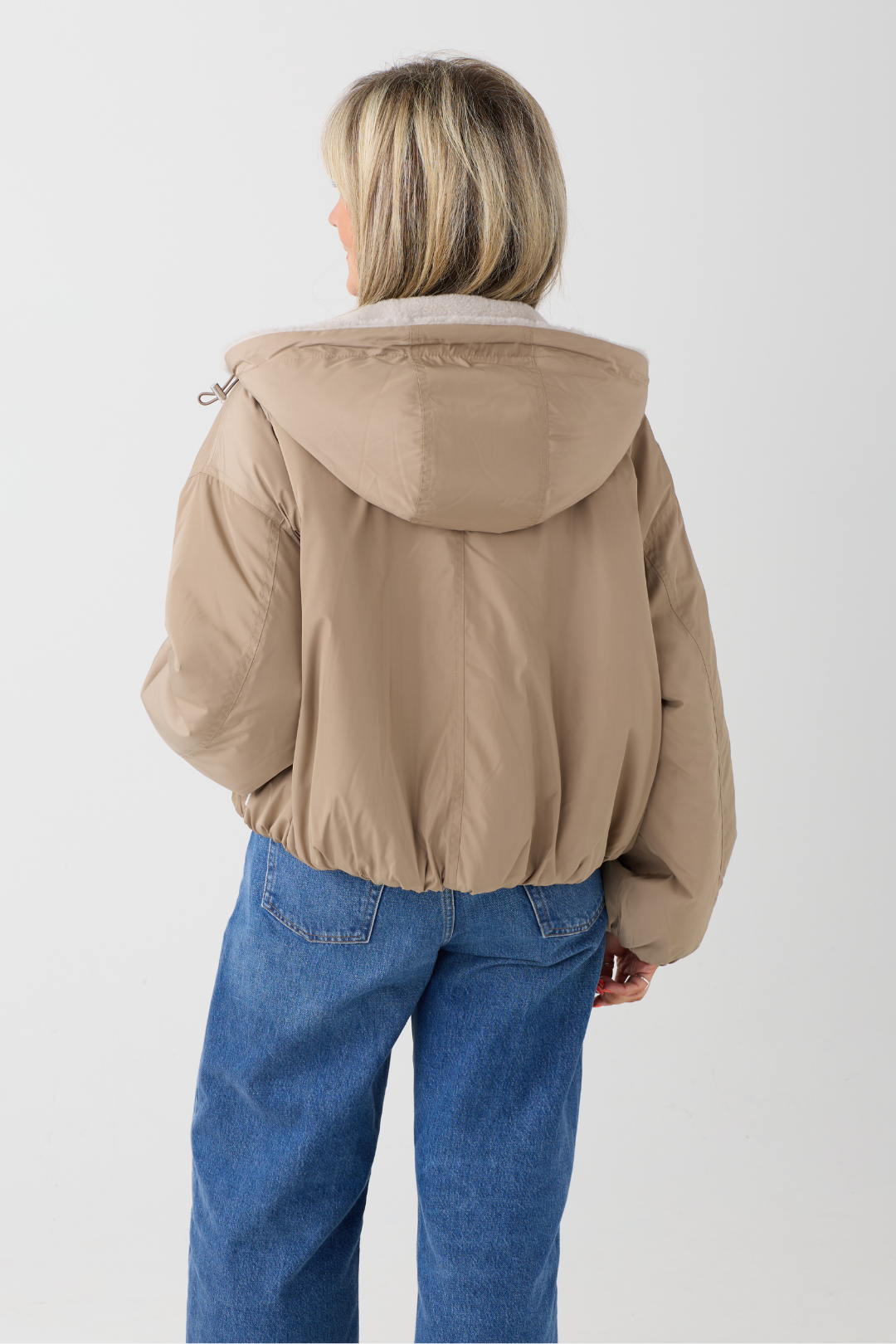 Marc O'Polo Earthy Taupe Reversible Jacket