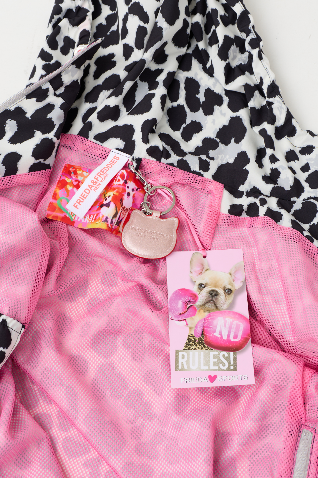 FF Black Animal Print Hooded Jacket