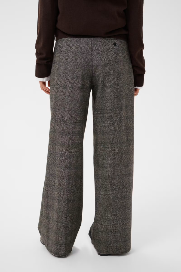 Part Two Ninni Black Check Trouser