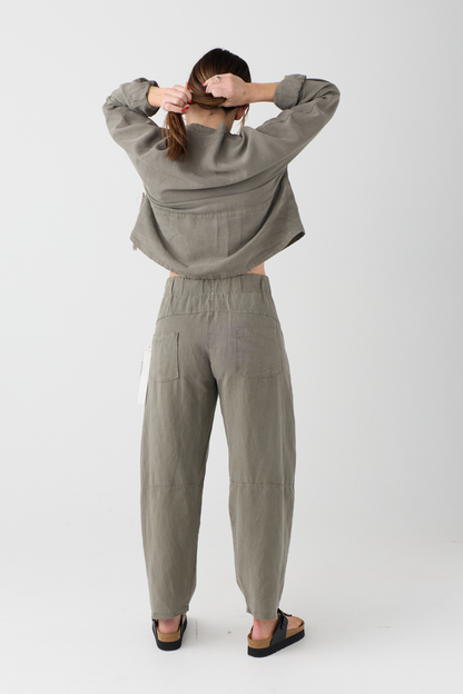 Lurdes Bergada Moss Barrel Trousers 020
