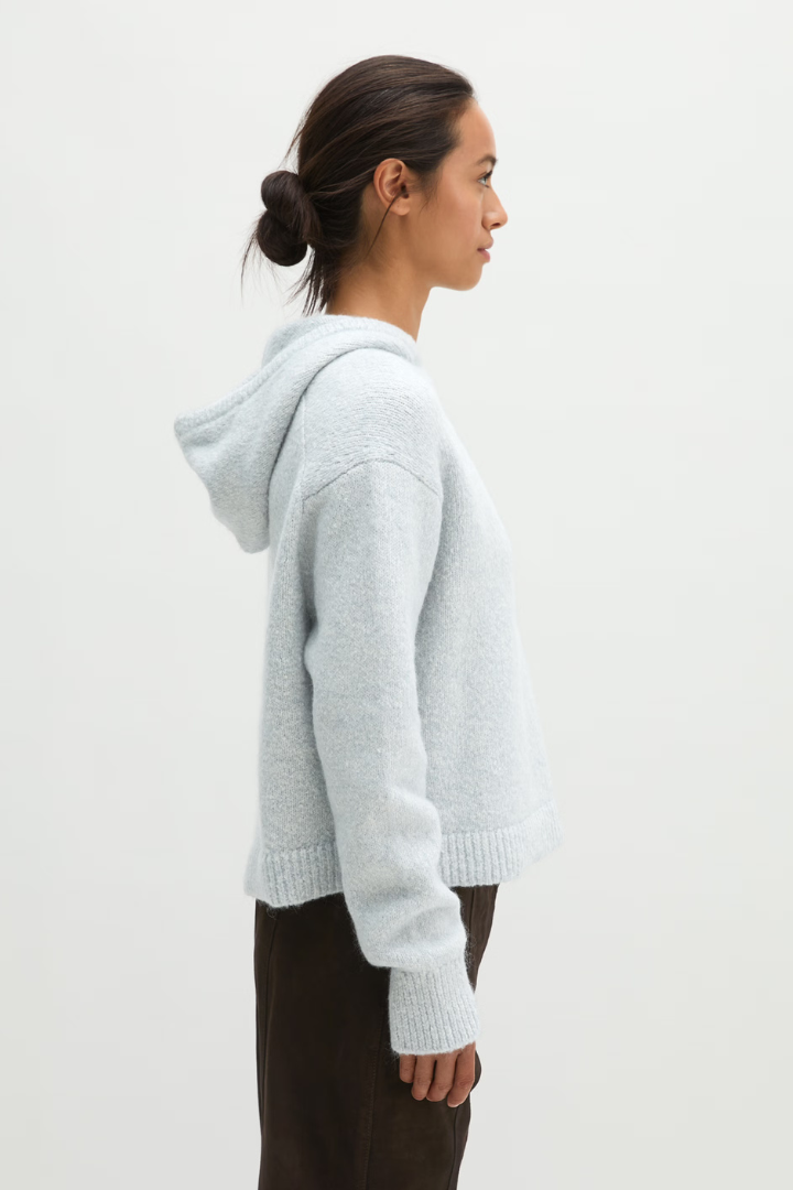 Marc O'Polo Light Blue Hooded Jumper