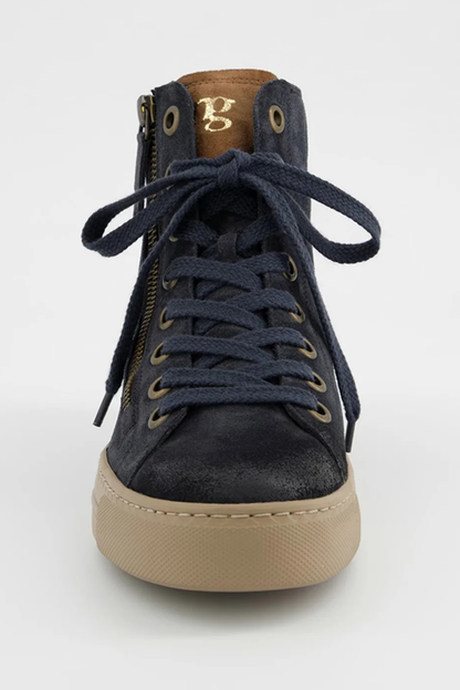 Paul Green Blue Sport Hightop Trainer