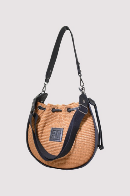EL Tobacco/Black Milos Bucket Bag