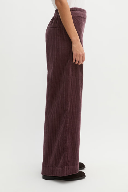 Marc O'Polo Black Cherry Wide Pull-On Trousers