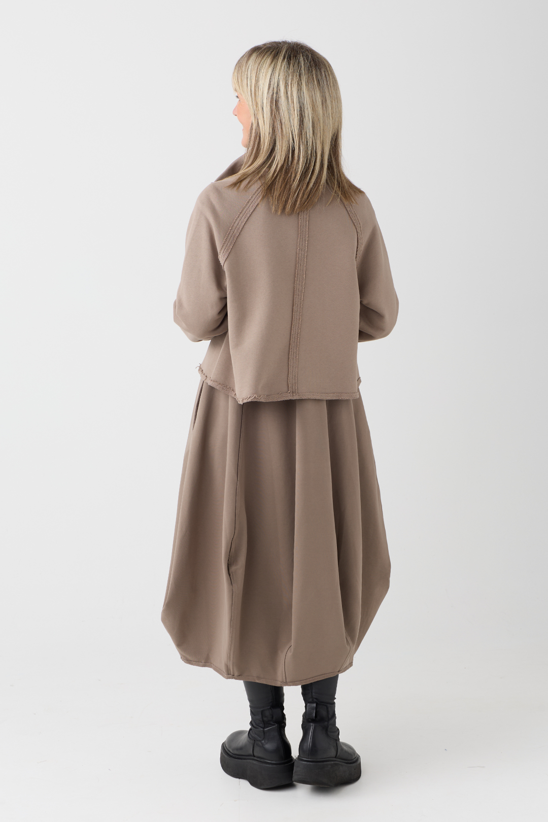 Kedziorek Taupe Cropped Jacket 5554