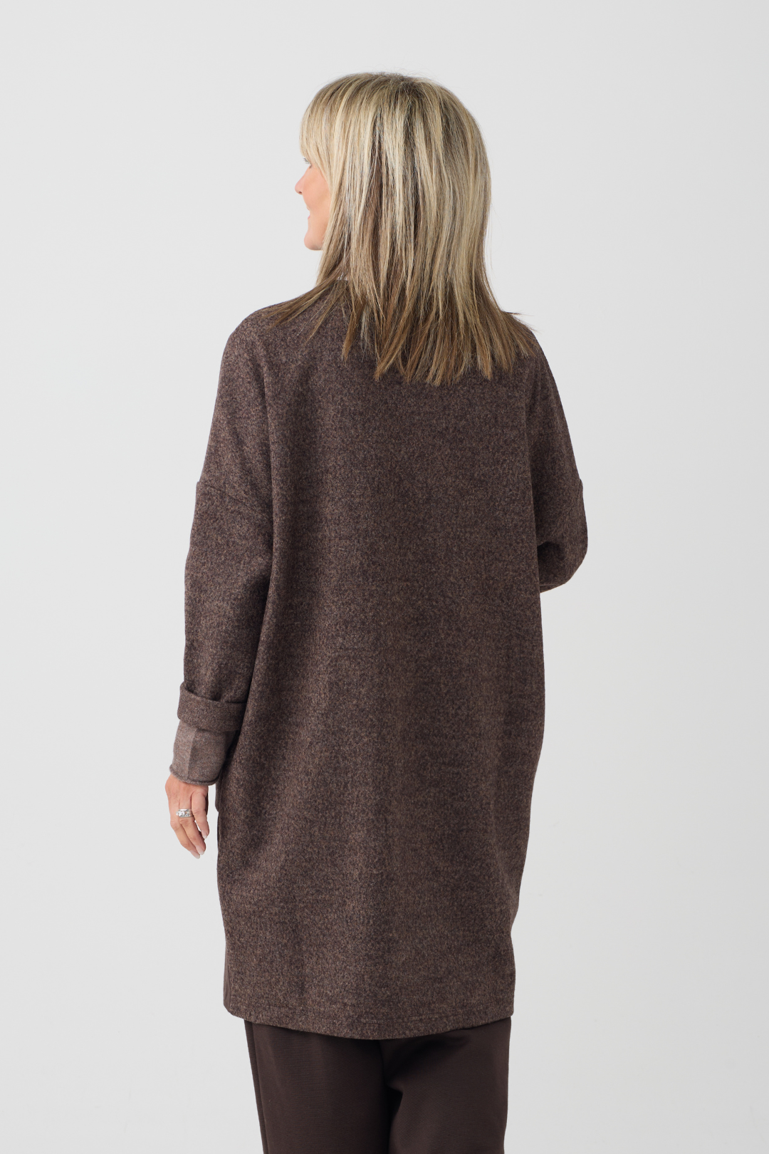 el2 Dark Brown Cardigan 5090