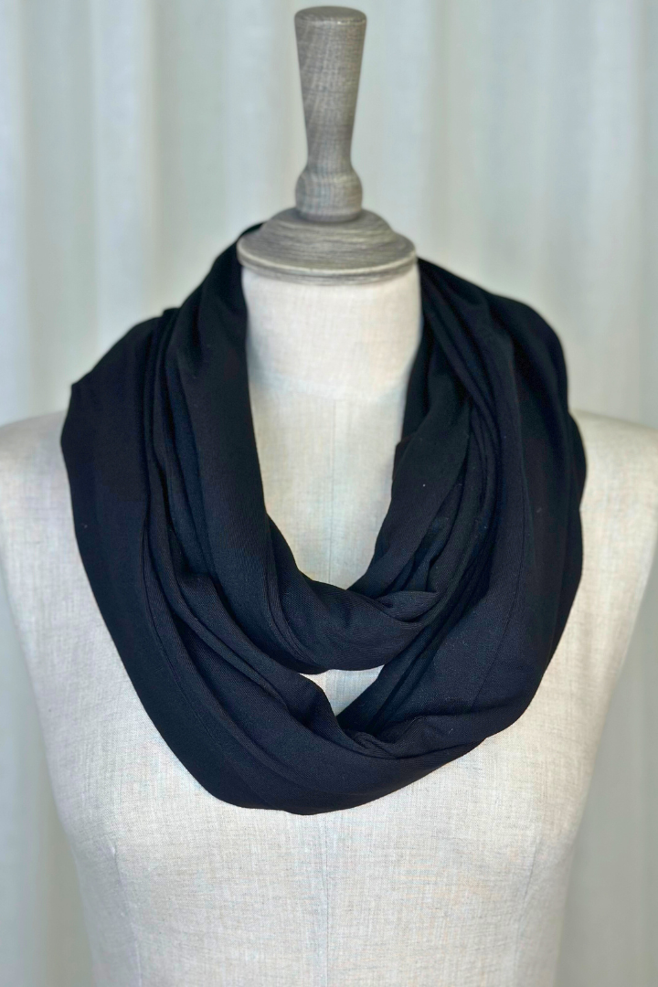 My Soul Black Looped Scarf