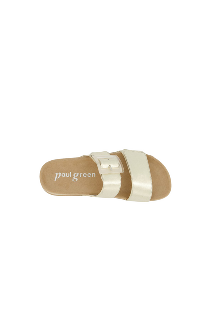 Paul Green Gold Platino Future Metallic Sandals